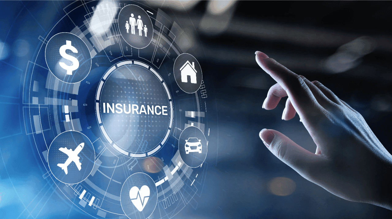 hand selecting insurance from a dial